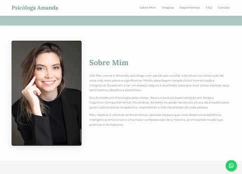 Website Design - Psicóloga
